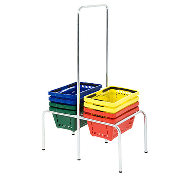 Suporte para cestos supermercado Compoarte